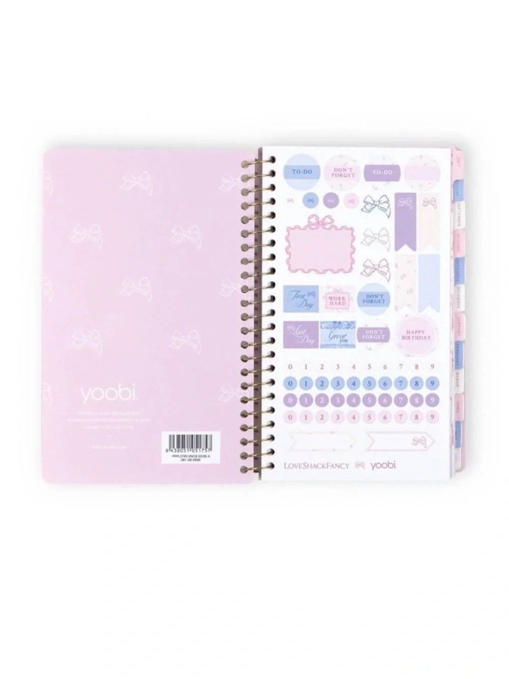 LoveShackFancy Pink Floral 2026-2027 Planner